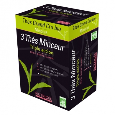 Thé Minceur aux 3 Thés Vert, Bleu et Noir en infusettes Thé Minceur aux 3 Thés Vert, Bleu et Noir en infusettes