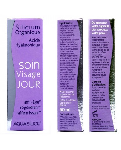 Soin Visage Jour Silicium Organique & Acide Hyaluronique Soin Visage Jour Silicium Organique & Acide Hyaluronique