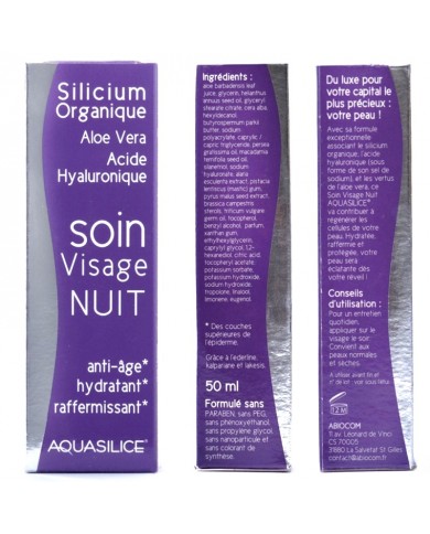 Soin Visage Nuit Aloe Vera & Acide Hyaluronique Soin Visage Nuit Aloe Vera & Acide Hyaluronique