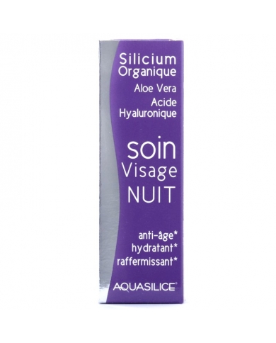 Soin Visage Nuit Aloe Vera & Acide Hyaluronique Aquasilice Soin Visage Nuit Aloe Vera & Acide Hyaluronique Aquasilice