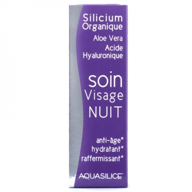 Soin Visage Nuit Aloe Vera & Acide Hyaluronique Aquasilice Soin Visage Nuit Aloe Vera & Acide Hyaluronique Aquasilice