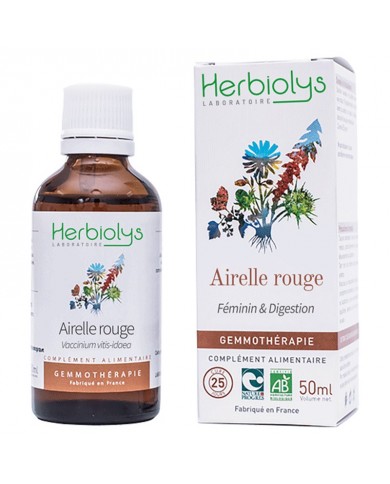 Airelle rouge bourgeons en liquide bio de herbiolys Airelle rouge bourgeons en liquide bio de herbiolys