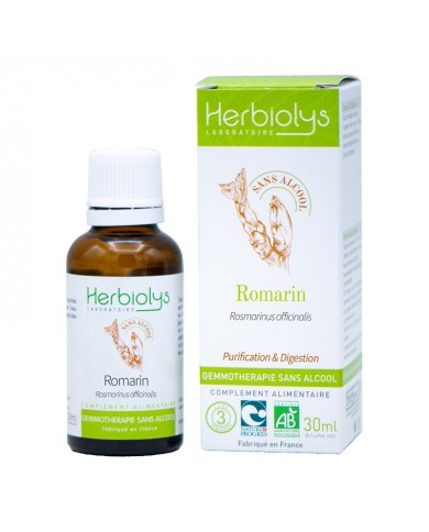 Romarin bourgeons en liquide sans alcool Bio Romarin bourgeons en liquide sans alcool Bio