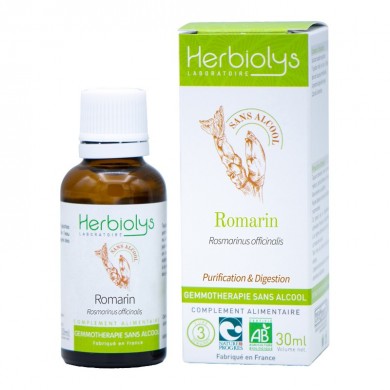 Romarin bourgeons en liquide sans alcool Bio Romarin bourgeons en liquide sans alcool Bio