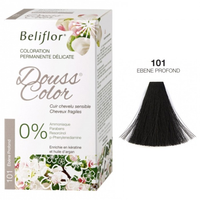 Coloration Délicate DOUSSCOLOR n° 101 Ebène Profond