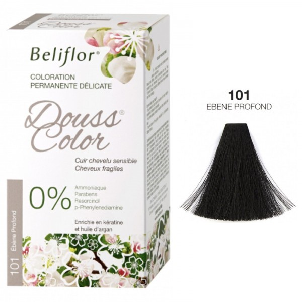 Coloration Délicate DOUSSCOLOR n° 101 Ebène Profond