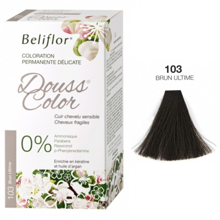 Délicate DOUSSCOLOR n° 103 Brun Ultime Beliflor
