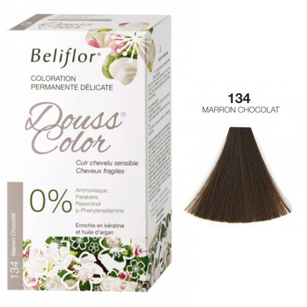 Coloration Délicate DOUSSCOLOR n° 134 Marron chocolat