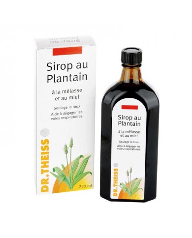 Sirop au Plantain Mélasse et Miel Dr Theiss Sirop au Plantain Mélasse et Miel Dr Theiss