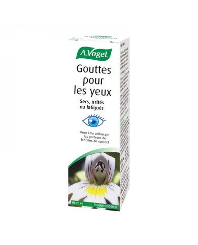 Gouttes pour yeux fatigués, secs ou irrités Gouttes pour yeux fatigués, secs ou irrités