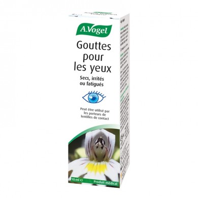 Gouttes pour yeux fatigués, secs ou irrités Gouttes pour yeux fatigués, secs ou irrités