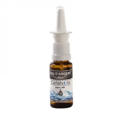 EAU d' ARGENT ionisée (20 ppm) - Spray nasal de Catalyons EAU d' ARGENT ionisée (20 ppm) - Spray nasal de Catalyons