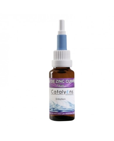 EAU de ZINC - CUIVRE -  pour les Yeux de Catalyons EAU de ZINC - CUIVRE -  pour les Yeux de Catalyons