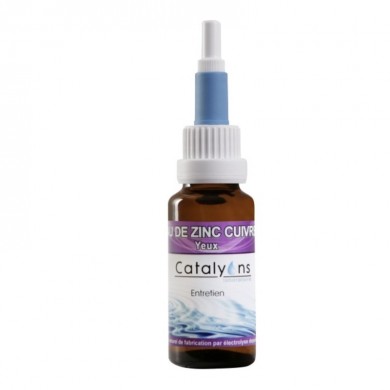 EAU de ZINC - CUIVRE -  pour les Yeux de Catalyons EAU de ZINC - CUIVRE -  pour les Yeux de Catalyons
