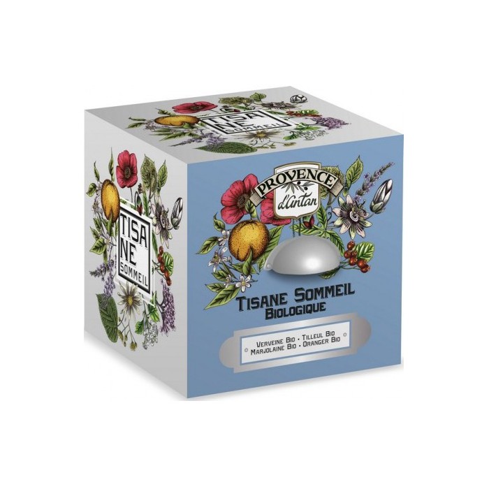 Tisane Sommeil Bio - cube métal