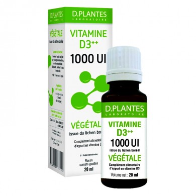 Vitamines D3++ - 1000UI D.PLANTES Vitamines D3++ - 1000UI D.PLANTES