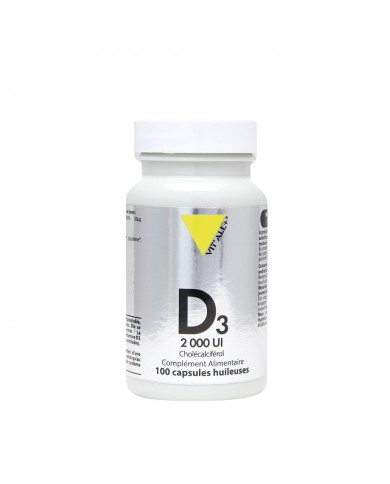 Vitamine D3 2000 UI Cholécalciférol en capsules Vitamine D3 2000 UI Cholécalciférol en capsules