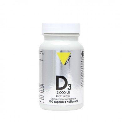 Vitamine D3 2000 UI Cholécalciférol en capsules Vitamine D3 2000 UI Cholécalciférol en capsules