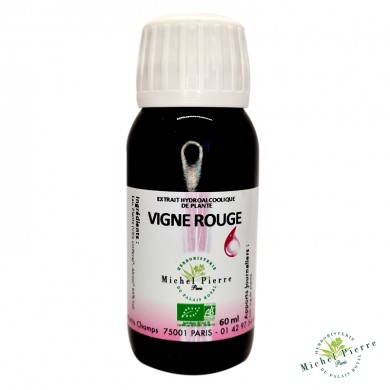 Vigne rouge - Extrait hydroalcoolique BIO Herboristerie du Palais Royal Michel Pierre Paris Vigne rouge - Extrait hydroalcoolique BIO Herboristerie du Palais Royal Michel Pierre Paris