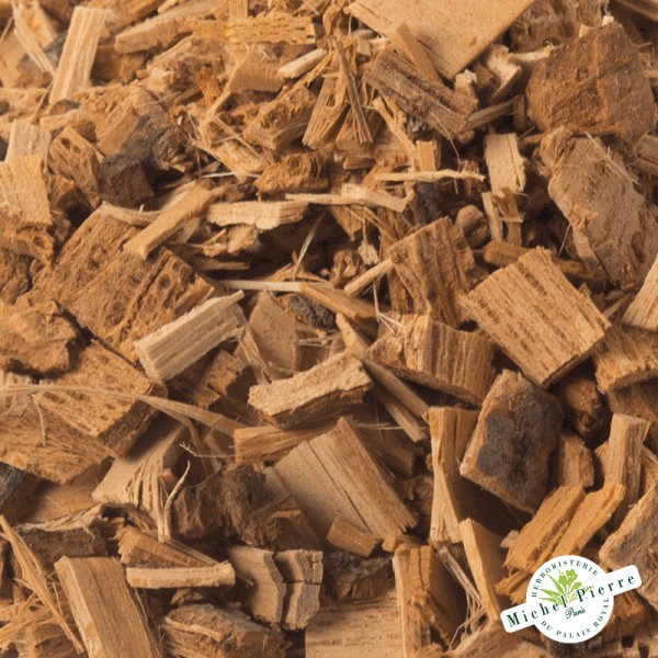 Aubier de tilleul Rouge coupé menu en vrac détail