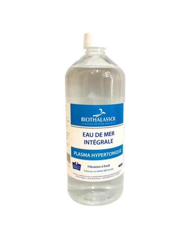 EAU DE MER INTÉGRALE - Plasma marin Hypertonique - Biothalasso chez herboristerie du Palais Royal