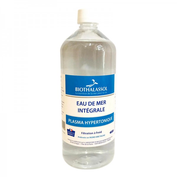 EAU DE MER INTÉGRALE - Plasma marin Hypertonique - Biothalasso chez herboristerie du Palais Royal
