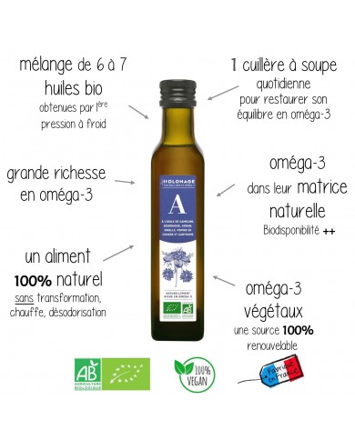 Holonage A en huile alimentaire Bio Holonage A en huile alimentaire Bio
