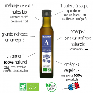 Holonage A en huile alimentaire Bio Holonage A en huile alimentaire Bio