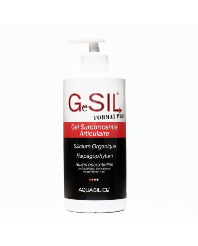 FLACON POMPE 500ML GeSIL - gel surconcentré Articulaire chez Herboristerie du Palais Royal Paris Michel Pierre FLACON POMPE 500ML GeSIL - gel surconcentré Articulaire chez Herboristerie du Palais Royal Paris Michel Pierre