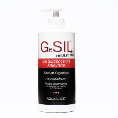 FLACON POMPE 500ML GeSIL - gel surconcentré Articulaire chez Herboristerie du Palais Royal Paris Michel Pierre FLACON POMPE 500ML GeSIL - gel surconcentré Articulaire chez Herboristerie du Palais Royal Paris Michel Pierre