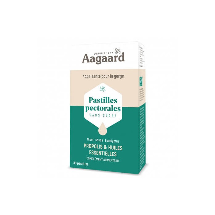 Pastilles pectorales Propolis et huiles essentielles