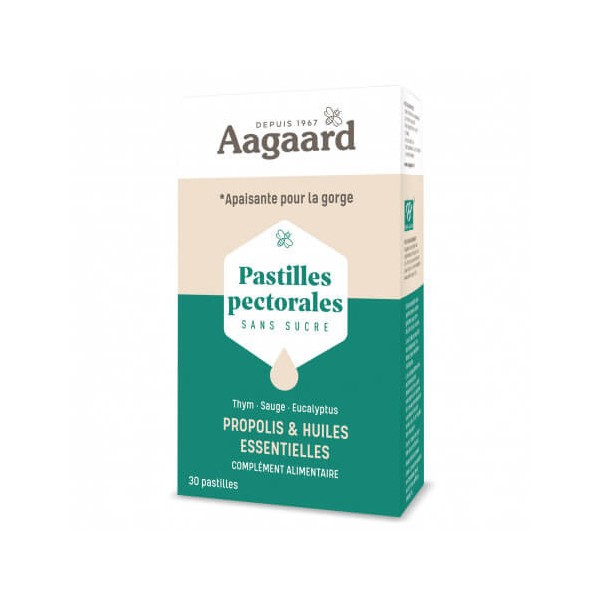 Pastilles pectorales Propolis et huiles essentielles