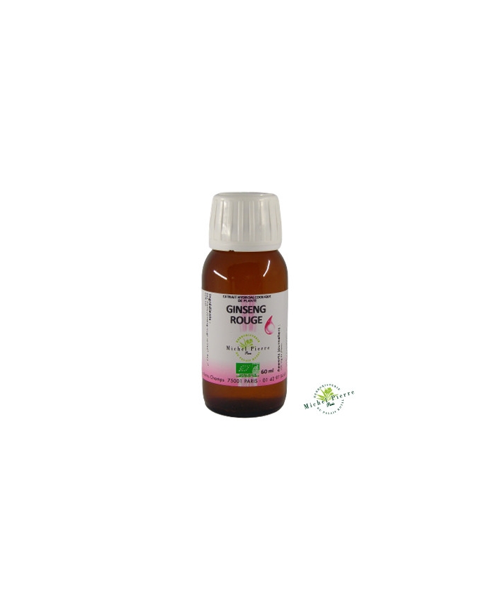 Ginseng rouge extrait hydroalcoolique Bio herboristerie du palais royal
