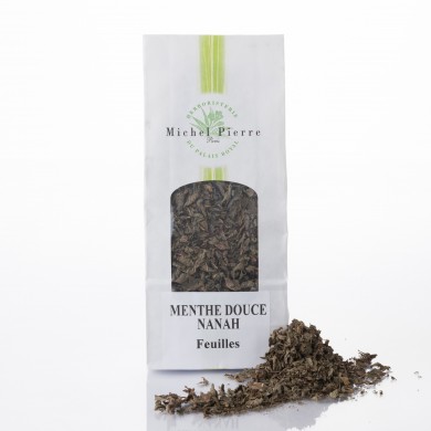 Menthe douce nanah - Feuilles en vrac BIO Menthe douce nanah - Feuilles en vrac BIO