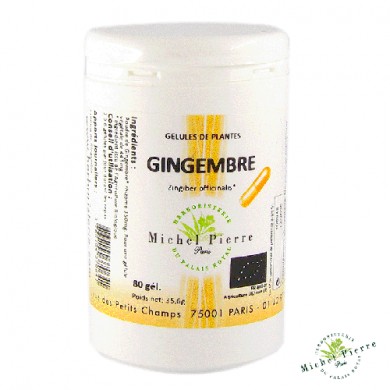 Gingembre en gélules Bio - Michel Pierre - Herboristerie du Palais Royal Paris Gingembre en gélules Bio - Michel Pierre - Herboristerie du Palais Royal Paris