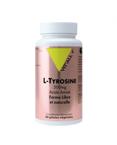 L - Tyrosine 500mg Vitall + Herboristerie du Palais Royal L - Tyrosine 500mg Vitall + Herboristerie du Palais Royal