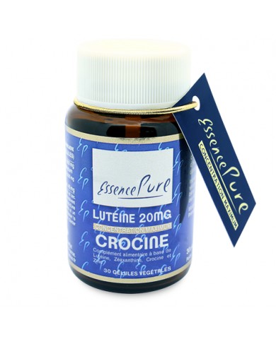 Lutéine Crocine 20mg en gélules Esssence Pure Herboristerie du Palais Royal Paris Lutéine Crocine 20mg en gélules Esssence Pure Herboristerie du Palais Royal Paris