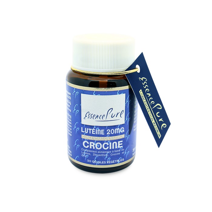 Lutéine Crocine 20mg en gélules Esssence Pure Herboristerie du Palais Royal Paris