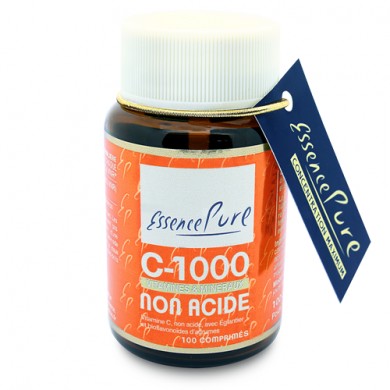 Vitamine C 1000 non acide - en comprimés Essence Pure Herboristerie du Palais Royal Vitamine C 1000 non acide - en comprimés Essence Pure Herboristerie du Palais Royal