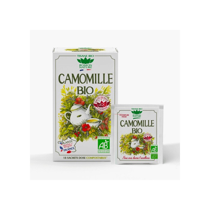 Infusions Camomille Bio Romon Nature Herboristerie du Palais Royal Paris