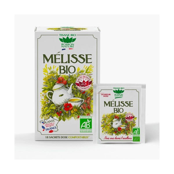 Infusions Mélisse Bio Romon Nature Herboristerie du Palais Royal