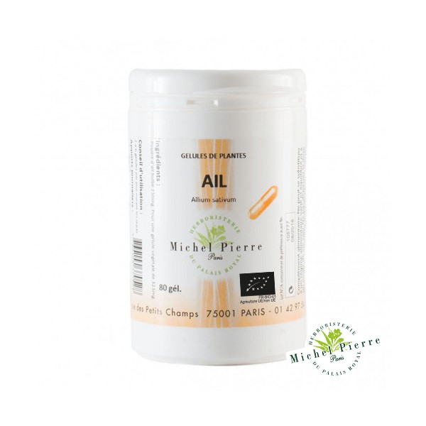 Ail en gélules Bio - Herboristerie du Palais Royal Paris Michel Pierre
