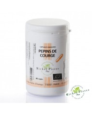 Pepins de courges en capsules bio - Herboristerie du Palais Royal Paris Michel Pierre Pepins de courges en capsules bio - Herboristerie du Palais Royal Paris Michel Pierre