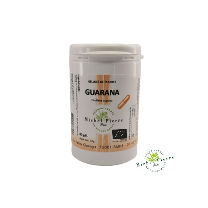 Guarana en gélules Bio Michel Pierre Herboristerie du Palais Royal - Paris