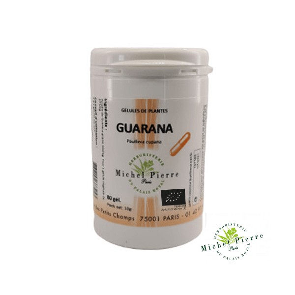 Guarana en gélules Bio Michel Pierre Herboristerie du Palais Royal - Paris