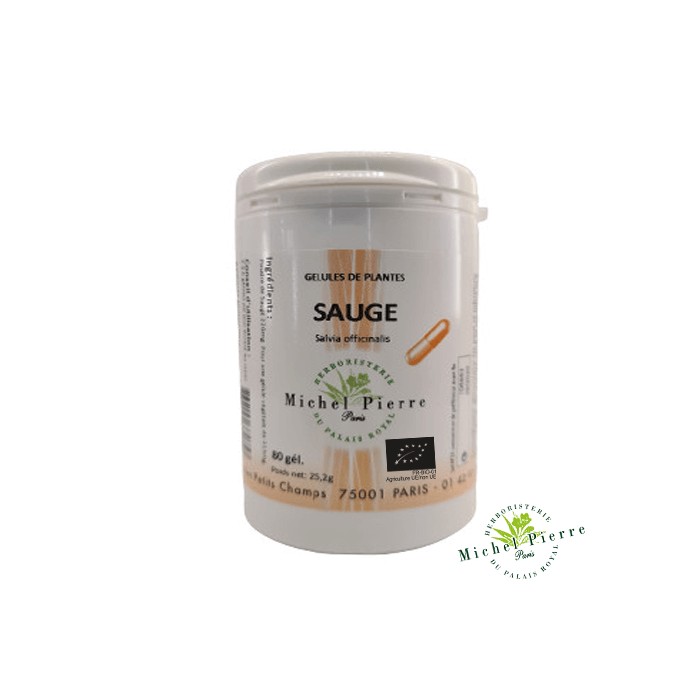 Sauge en gélules Bio Michel Pierre Herboristerie du Palais Royal - Paris