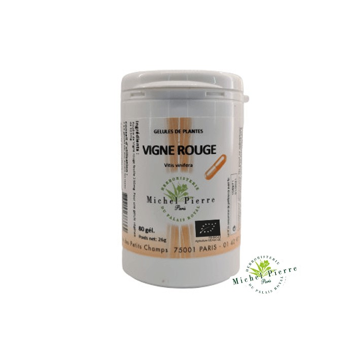 Vigne rouge en gélules Bio Michel Pierre Herboristerie du Palais Royal - Paris