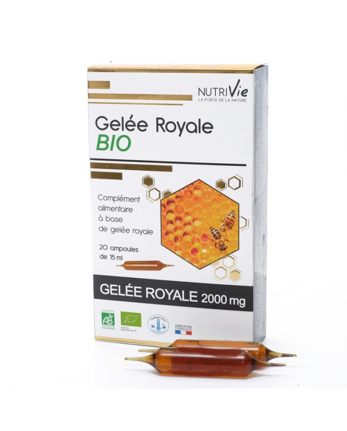 Ampoules de Gelée Royale Bio