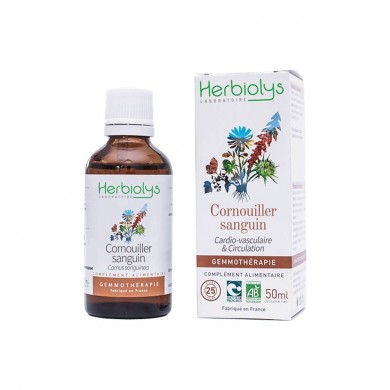 Cornouiller sanguin bourgeons en liquide Bio Cornouiller sanguin bourgeons en liquide Bio