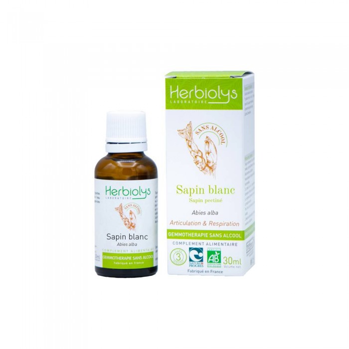 Sapin Blanc bourgeons en liquide sans alcool Bio